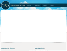 Tablet Screenshot of collingwoodskiclub.com